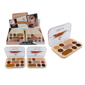 SOMBRA PARA OJOS SEVENCOOL X9 TONOS (CJX12)