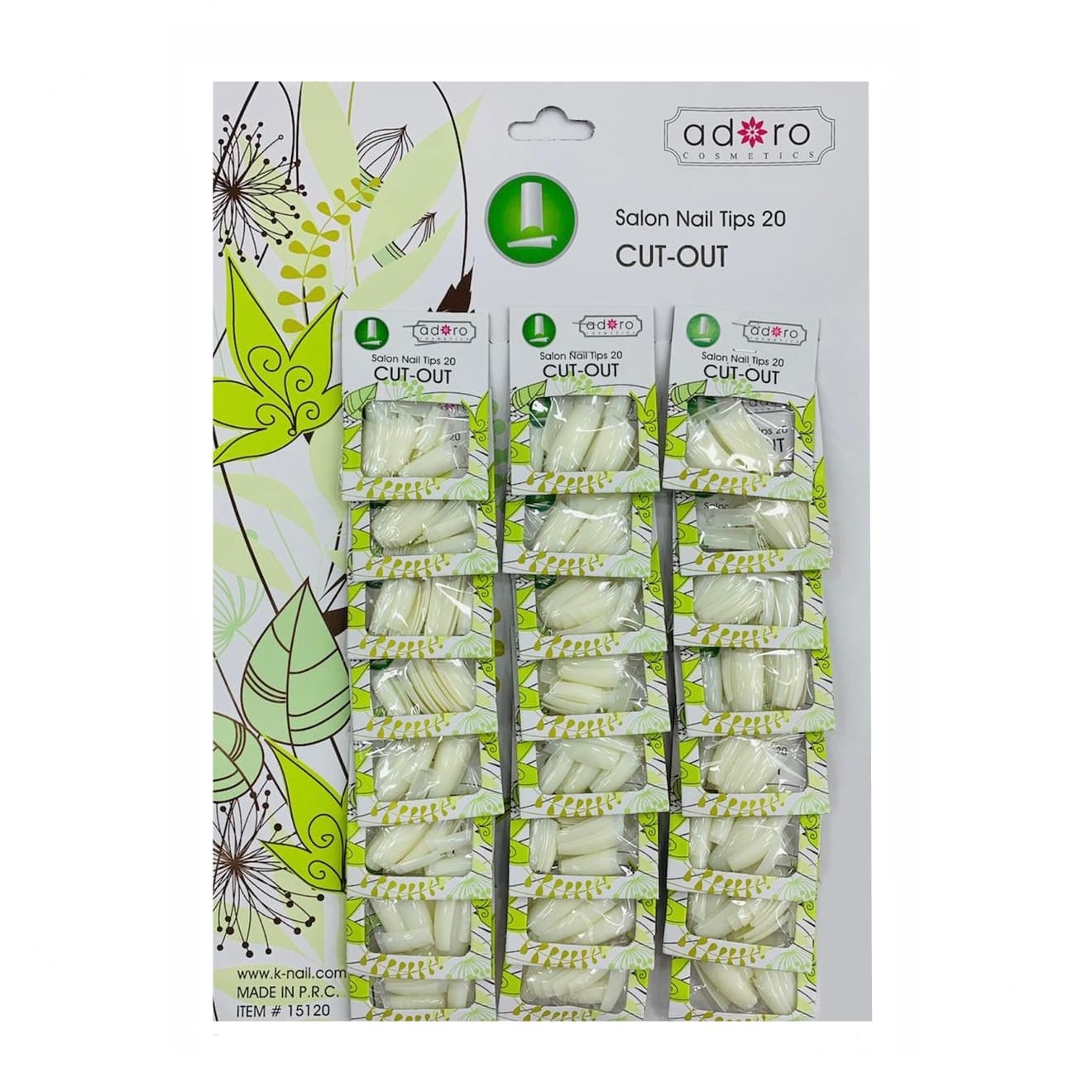 UÑA ADORO CUT-OUT BLANCA DK-15120 (CRTX24)