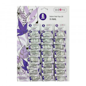 UÑA ADORO TRANSPARENTE X NAIL DK-15121T (CRTX24)