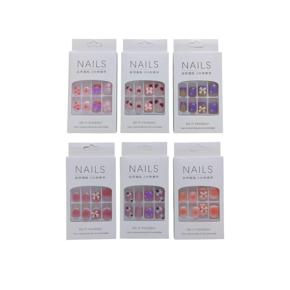 UÑA POSTIZA DECORADA EN CAJA DK-2055 (PQTX12)