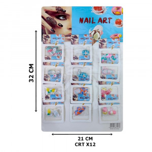 UÑA DECORADA NAIL ART  DK441-10 (CRTX12)