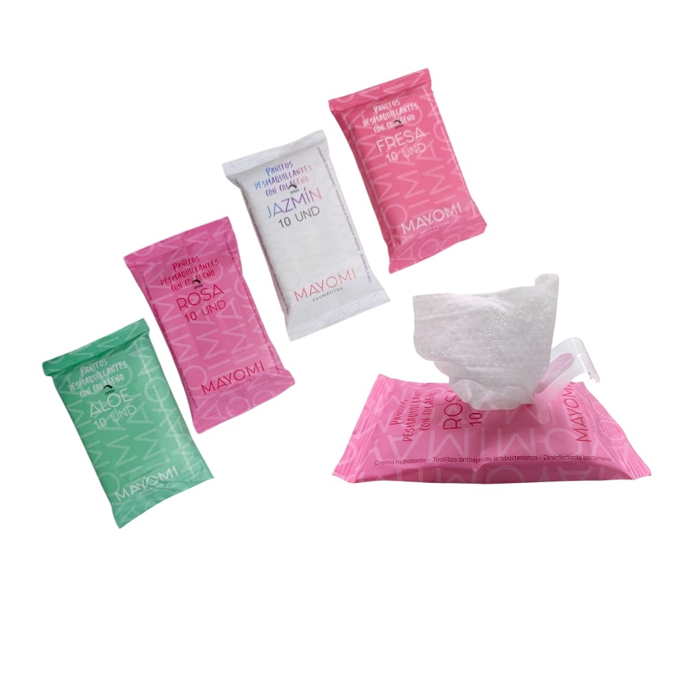 TOALLAS DESMAQULLANTE X 10 PCS BMR-6308