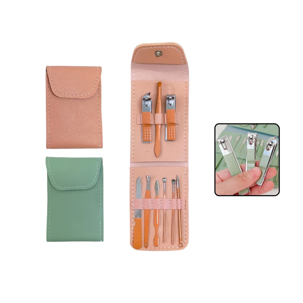 SET DE MANICURE CARTERA 9 PIEZAS DK-2036