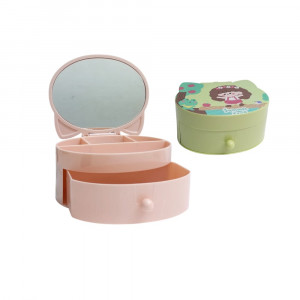 CAJA ORGANIZADORA OREJITAS CON ESPEJO DK-3747