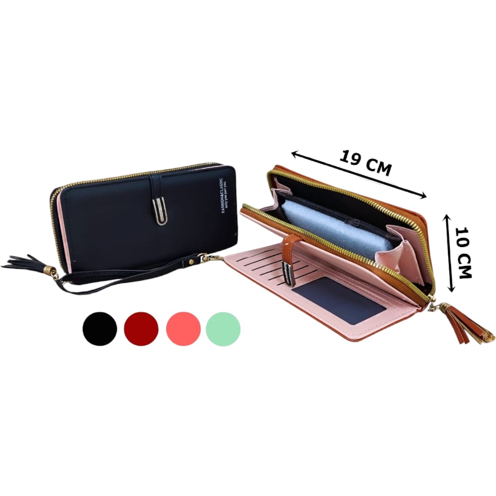 BILLETERA DAMA BORLA COLORES DK819-10