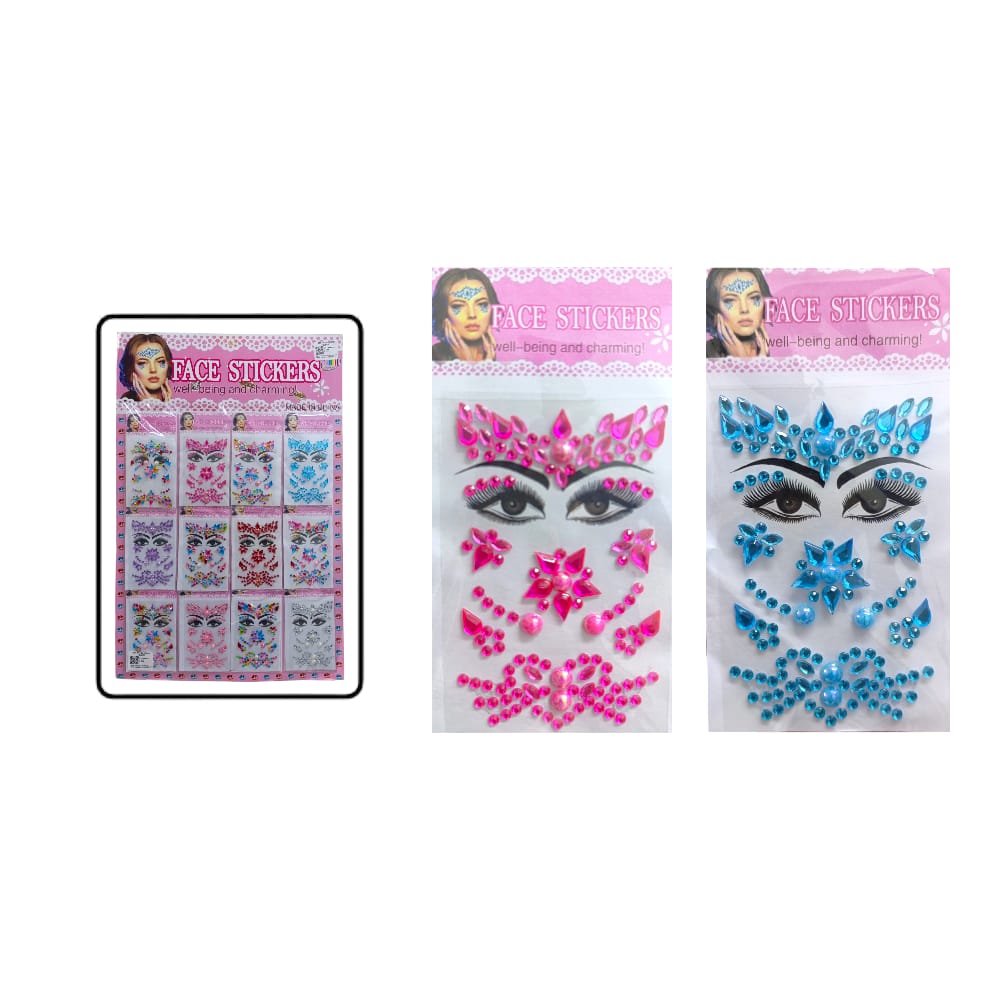 GEMA FACIAL SURTIDA FIGURAS L0096-3 (CRTNX12)