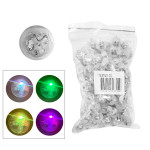 ESFERA MINI LUZ LED MULTICOLOR CON SENSOR DE GOLPE 2.15CM (PQTX1000)