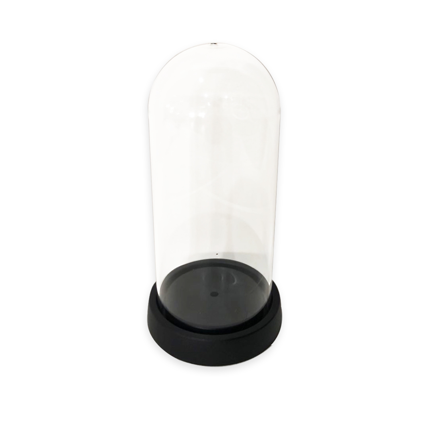 CAPSULA TRANSPARENTE CON BASE 9*20CM