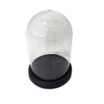 CAPSULA TRANSPARENTE CON BASE 12*22CM