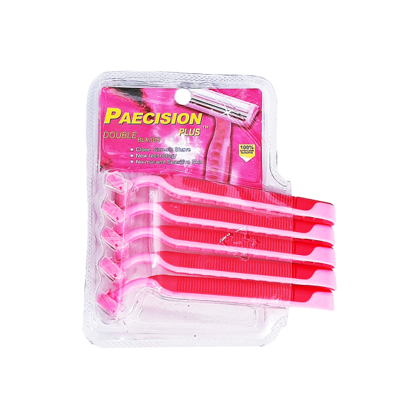 MAQUINA AFEITAR ROSADA 3 HOJAS X5