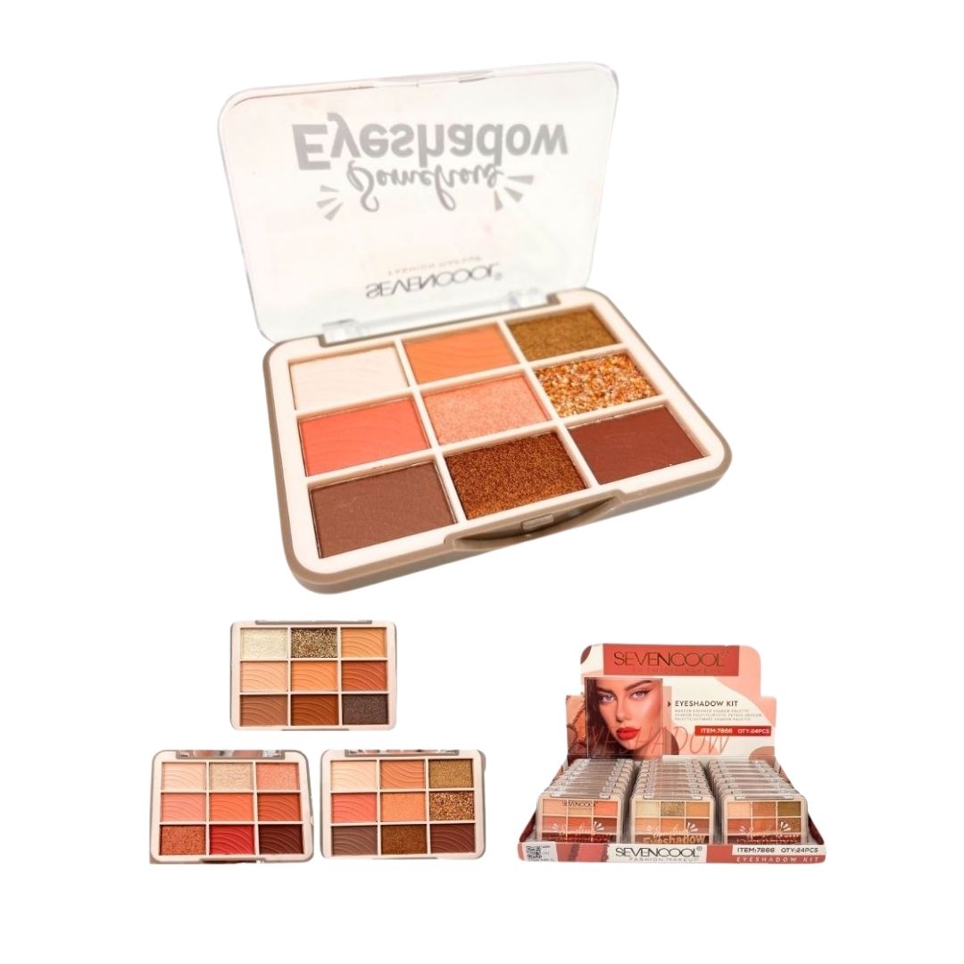 SOMBRA PARA OJOS SEVENCOOL*9 TONOS 7866A (CJ*24)