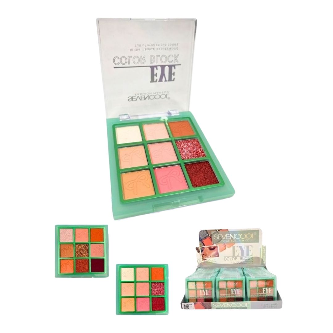 SOMBRA PARA OJOS SEVENCOOL*9 TONOS 7925B (CJ*24)