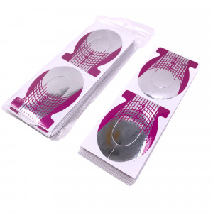 GUIA PARA UÑAS OVALADOO FUCSIA