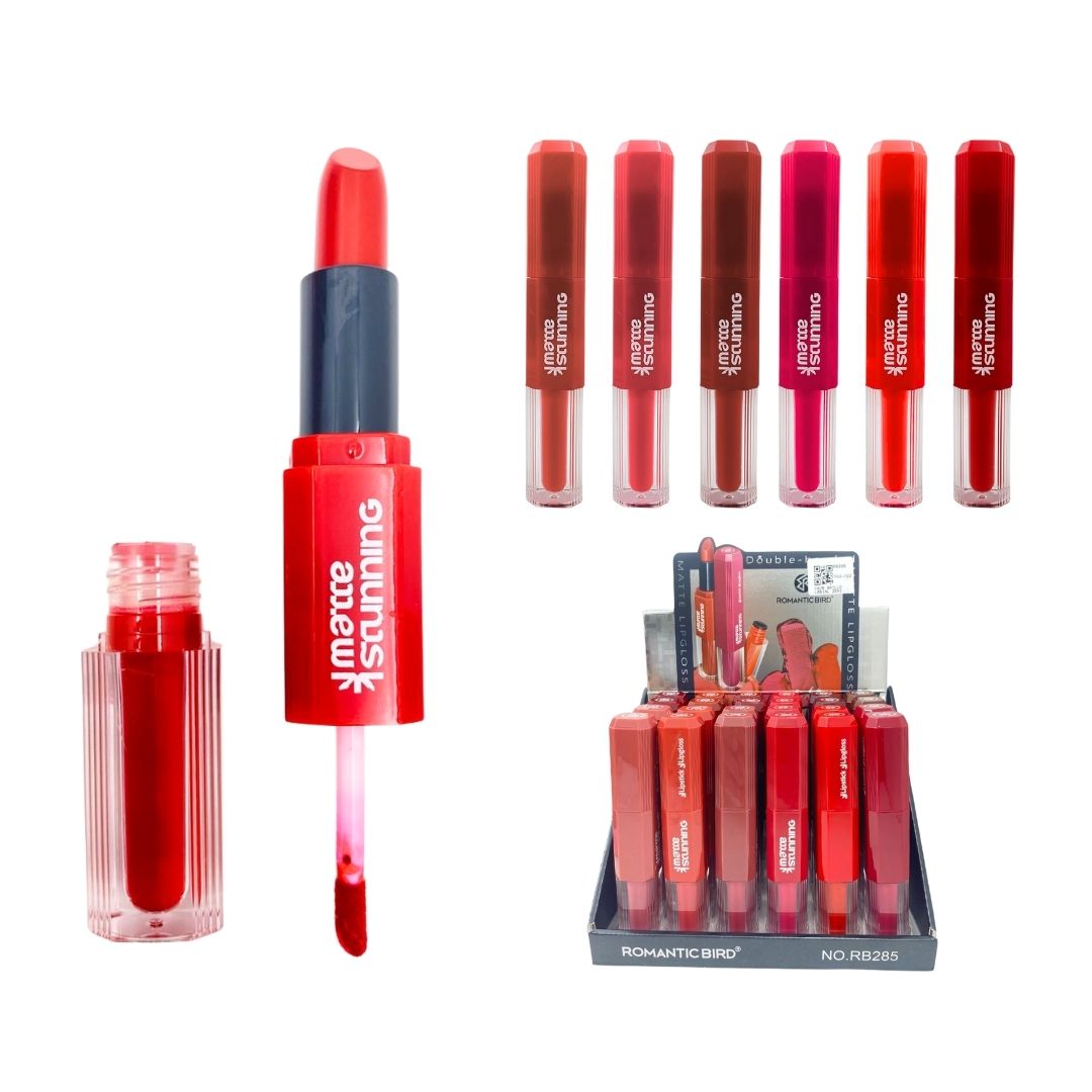 CAJA BRILLO LABIAL 2EN1 ROMANTIC BIRD*24 RB285