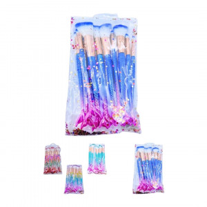 SET DE BROCHAS Y PINCELES SIRENA*10pcs BMR-3193