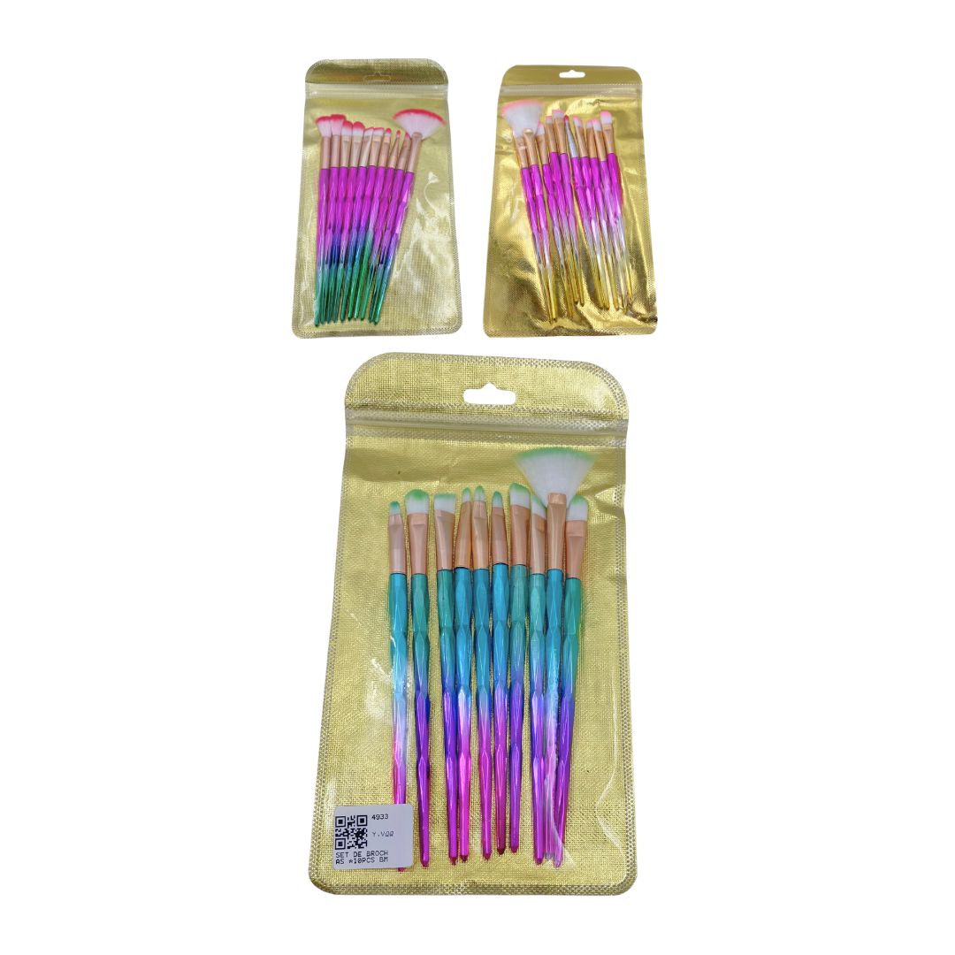 SET DE BROCHAS *10PCS BMR-4933