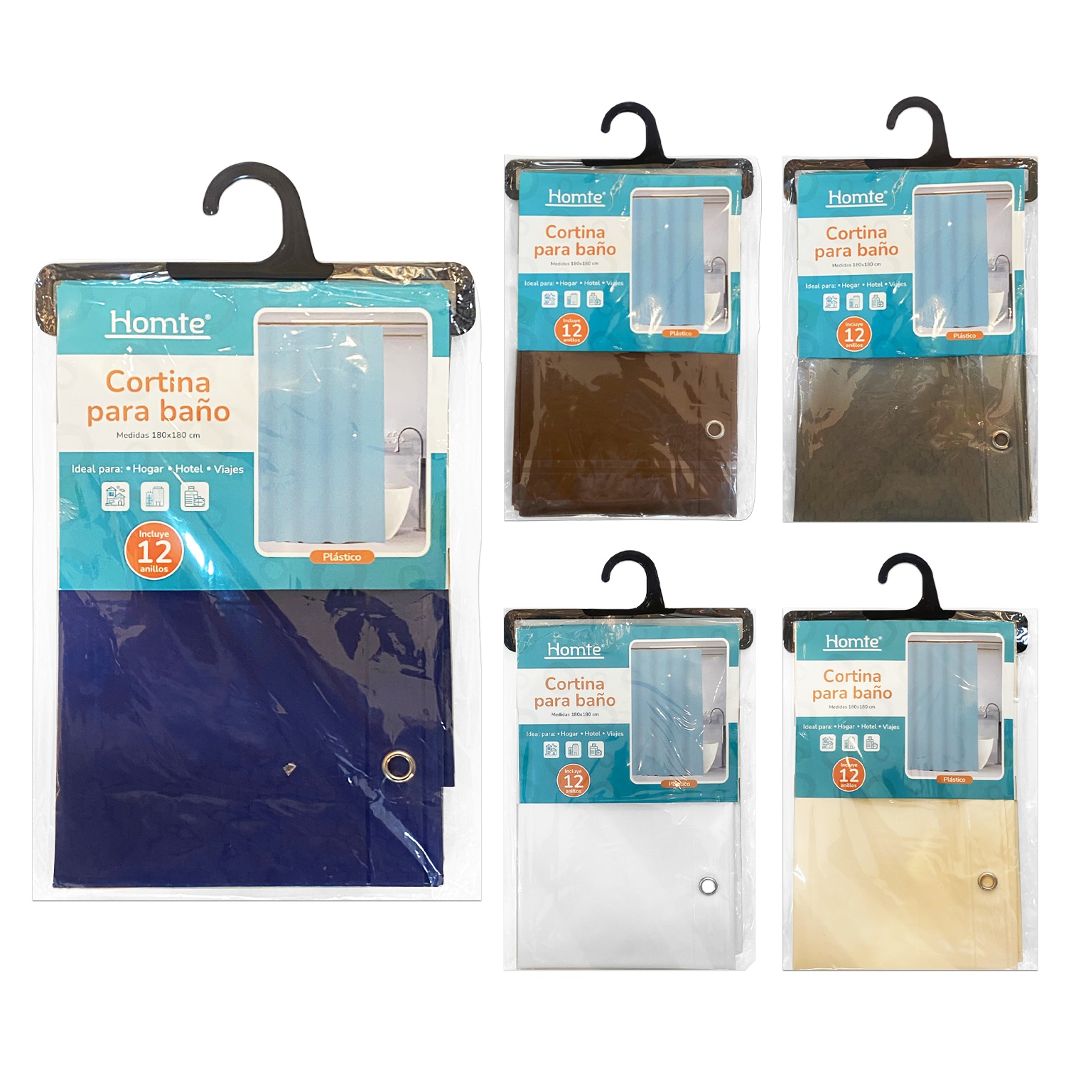 CORTINA DE BAÑO 180*180CM