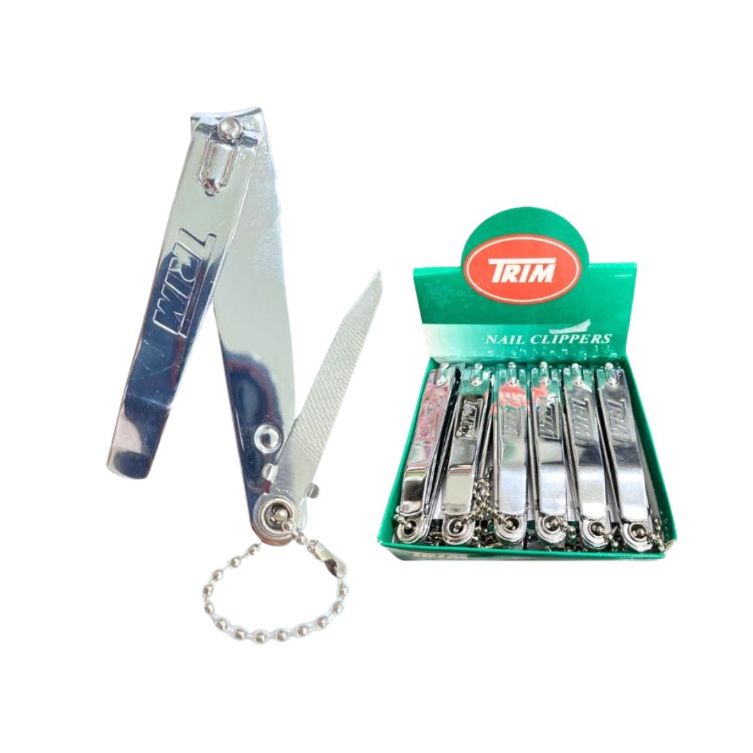 CAJA CORTAUÑAS TRIM*12 CON CADENA 0818C