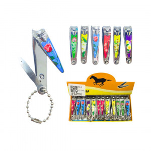 CAJA CORTAUÑAS PONY ESTAMPADO *24PCS 6015