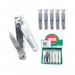 CAJA CORTAUÑAS TRIM*12PCS MEDIANO 608