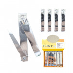 CAJA CORTAUÑAS X12PCS PLATEADO PONY N-211