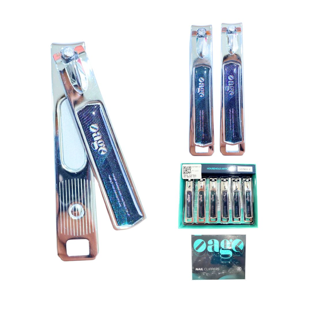 CAJA CORTAUÑAS NEGRO OGT801-2