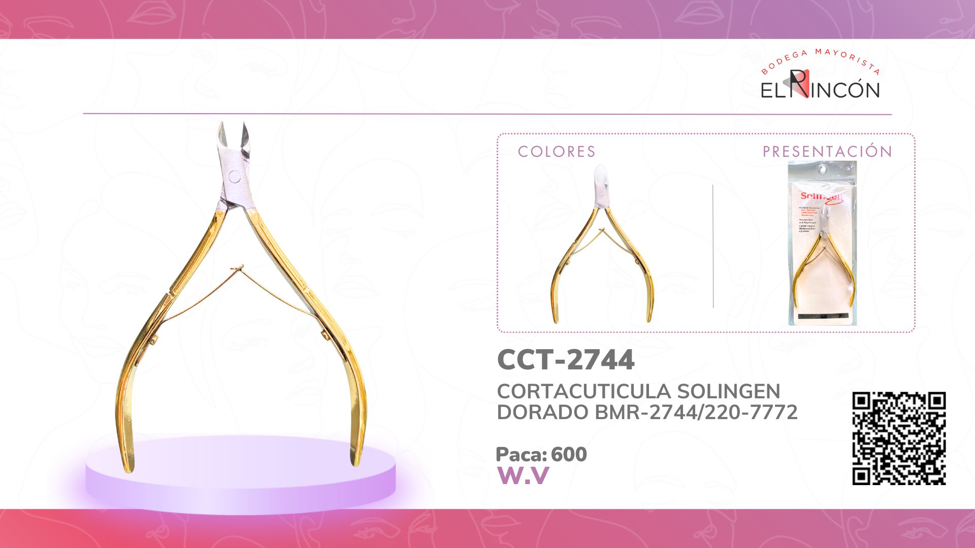 CORTACUTICULA SOLINGEN DORADO BMR-2744/220-7772