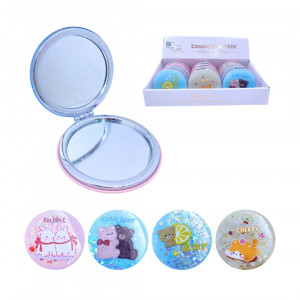 CAJA*12 ESPEJO LUJO DOBLE CARA ESTAMPADO BMR-5460