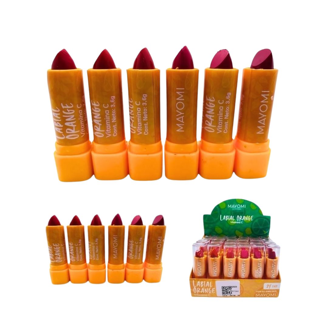 CAJA LABIAL MAYOMI VITAMINA C*24PCS BMR-2933