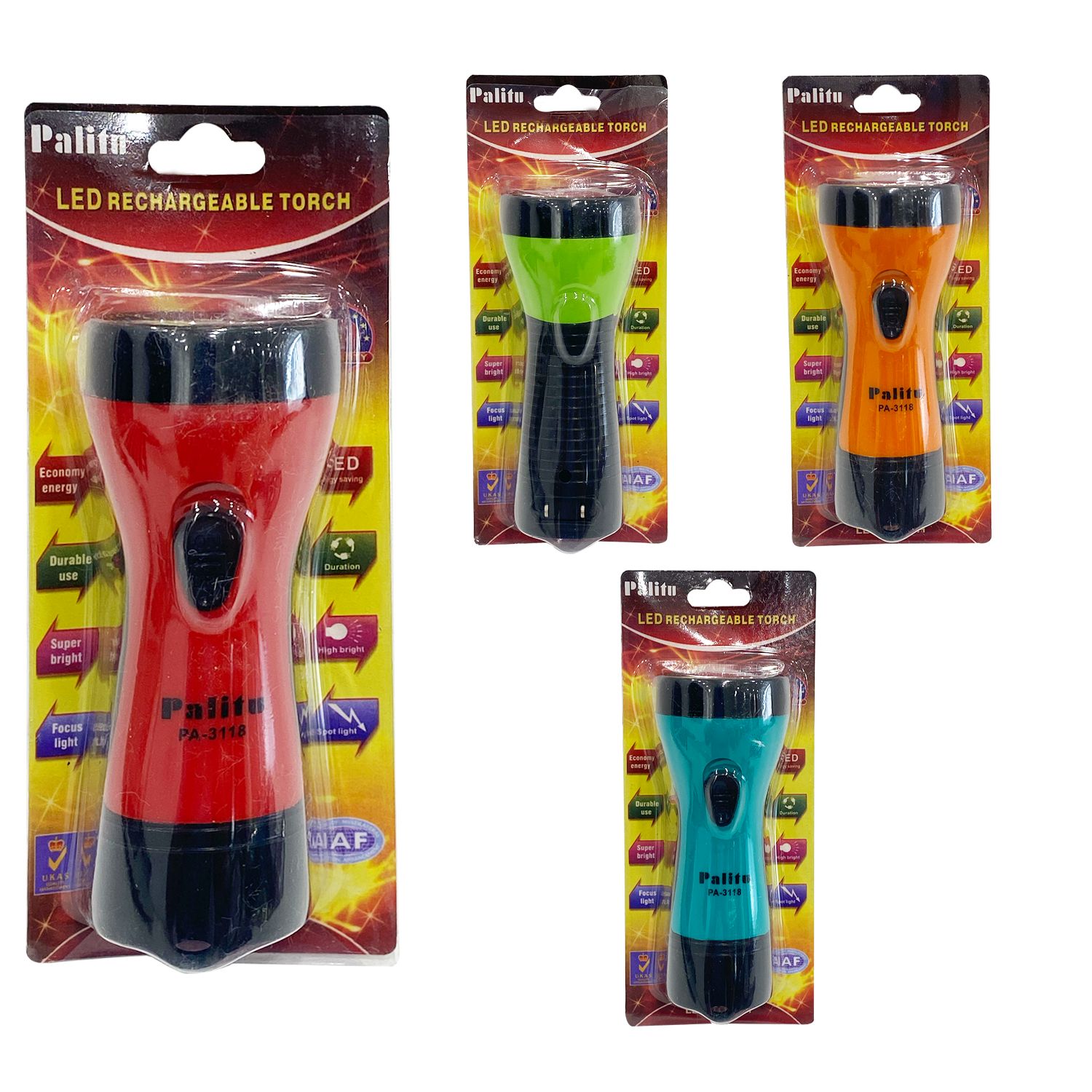 LINTERNA RECARGABLE 110V (CJX80)