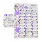 CARTON UÑA X24 ADORO XNAIL TRANSPARENTE 15121