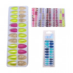 DZ. CAJA DE UÑA DECORADA PRESS ON BMR-3251