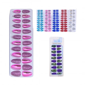 DZ. CAJA DE UÑA DECORADA PRESS ON BMR-3252