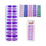 DZ. CAJA DE UÑA DECORADA PRESS ON BMR-3254