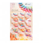 CARTON UÑA DECORADA*12 ESTILETO KP8037