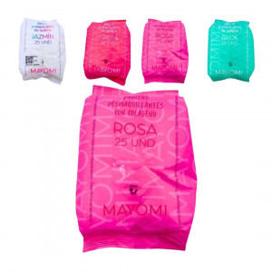 TOALLAS DESMAQUILLADORAS MAYOMI*25PCS BMR-2979