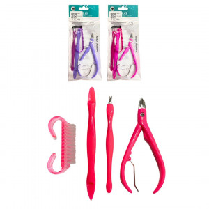DZ SET CORTACUTICULA Y ACCESORIOS *4PCS BMR-3633