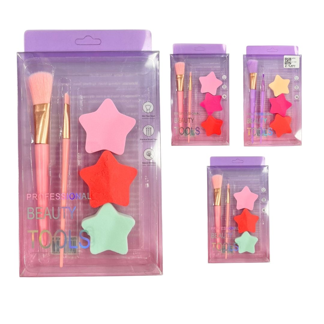 SET DE BROCHAS Y POMOS BMR-4777