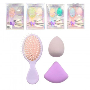 SET DE CEPILLO POMO Y BORLA BMR-4787