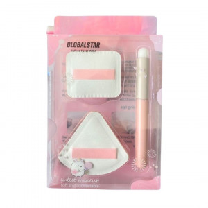 SET DE BORLAS Y BROCHA AGE-076