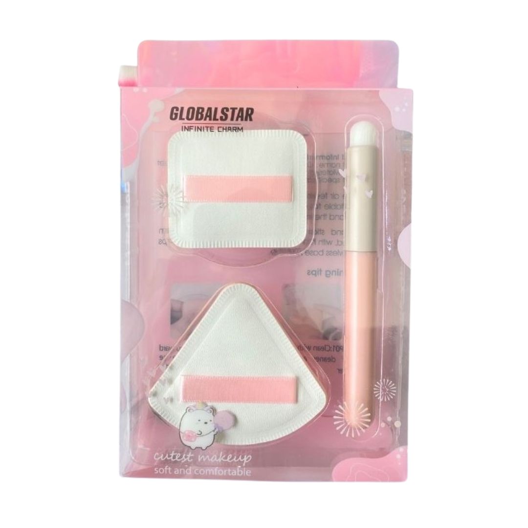 SET DE BORLAS Y BROCHA AGE-076