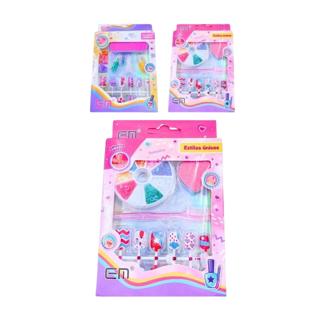 DZ. SET UÑAS MAS ACCESORIOS T2305