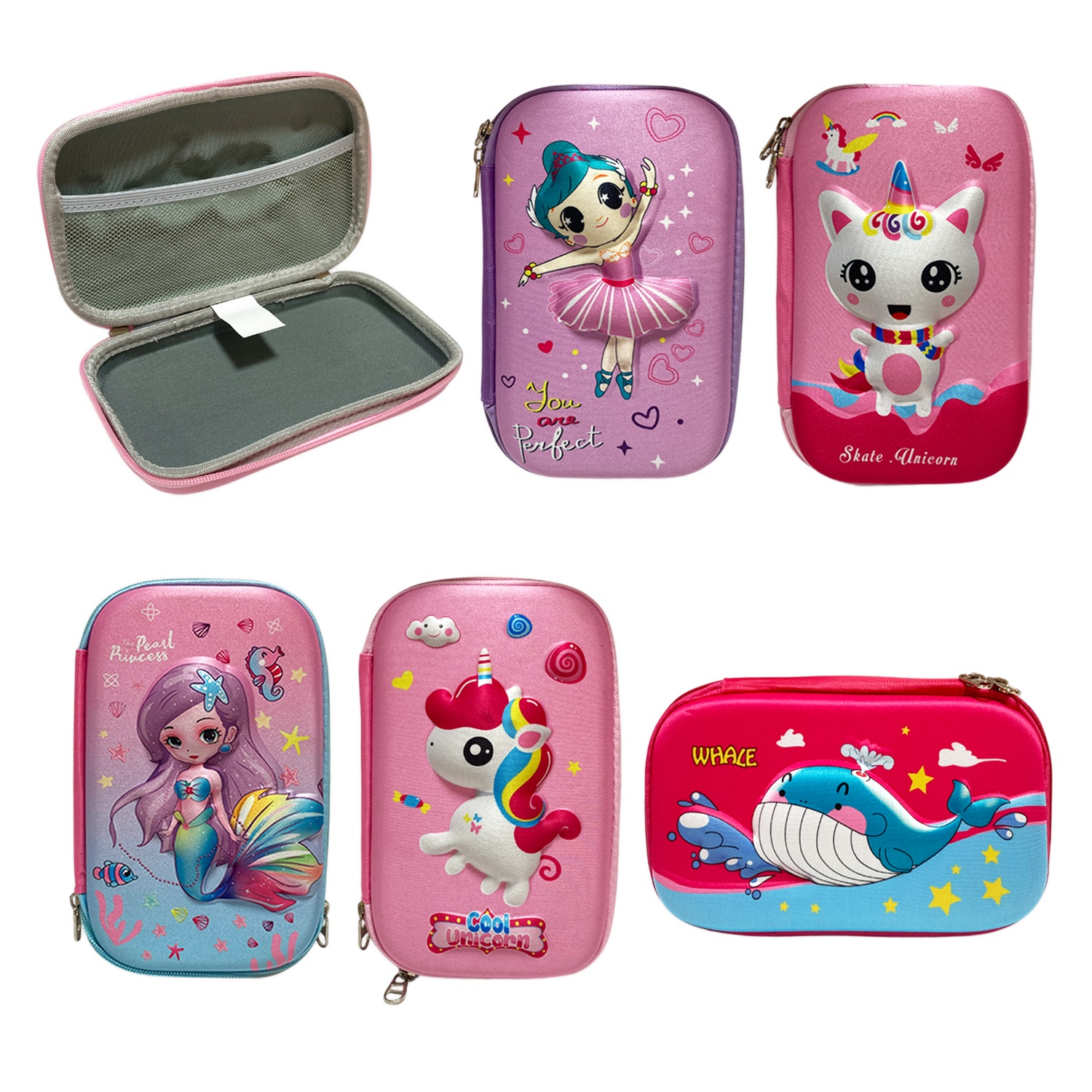 CARTUCHERA ALTO RELIEVE NIÑA