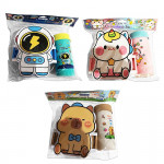 LONCHERA CON TERMO INFANTIL MOTIVOS 1000ML+200ML