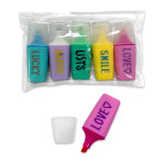 SET RESALTADOR MINI X5