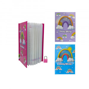 DIARIO ESTAMPADO ARCOIRIS DK-2520