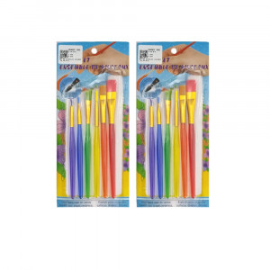 SET DE PINCELES COLORES X6 BLISTER DK-B-6 (PQTX12)