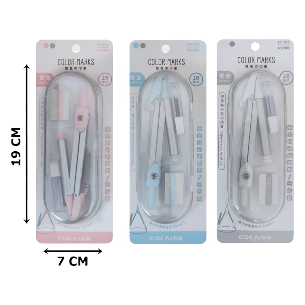 KIT COMPAS BLISTER KJ-1016