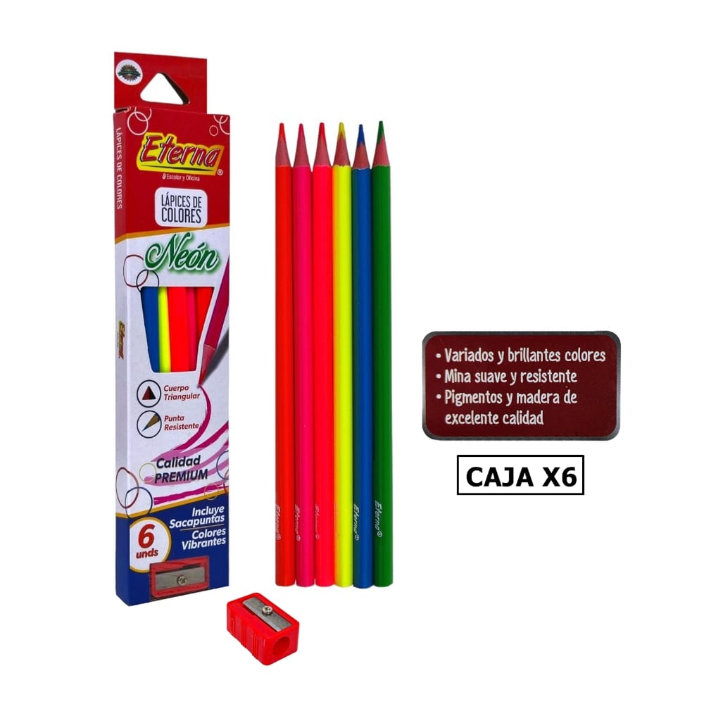 COLORES NEÓN + SACAPUNTA ETERNAL ET550 (CJX6)