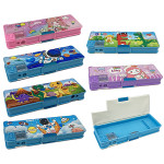 CARTUCHERA PLASTICA INFANTIL CON SACAPUNTAS